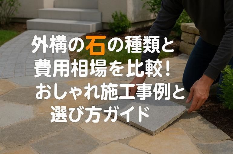 外構の石の種類と値段を比較！おしゃれな施工事例と選び方ガイド